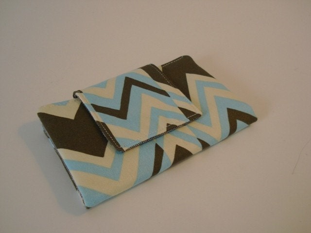 The Chevron- a business card wallet