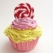 Lollipop Candy fake cupcake lollipop birthday party ,baby shower loliipop decoration also great prop for first picture pink icing