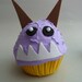 Guy Monster Christmas Ornament Fake Cupcake for photography session props or for girls and boys rooms decoration