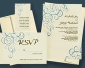 Flourish, a printable Wedding Invitation Suite