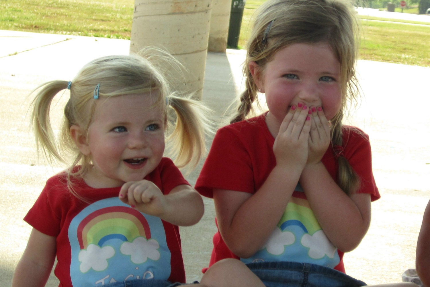 Personalized RAINBOW Design Baby Bodysuit or Toddler Tee - Available in various colors and sizes