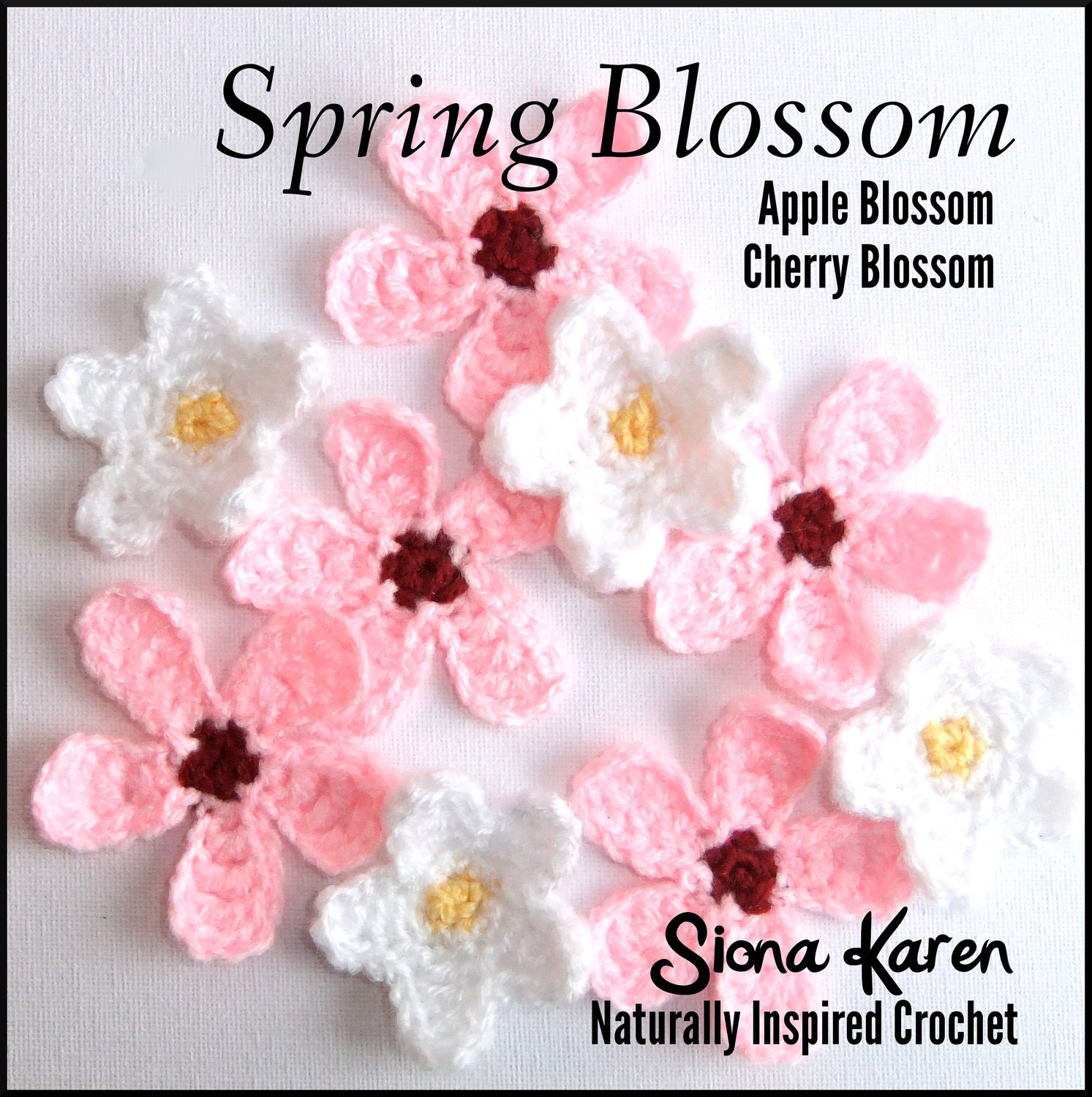 Spring Blossom Crochet Patterns PDF