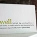 get well soon. letterpress definition card