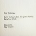 dear icebergs. letterpress card