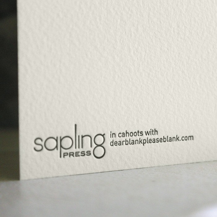 dear john jacob jingleheimer schmidt. letterpress card