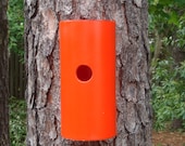 Mid Century Modern Birdhouse -Red - FREE US SHiPPING