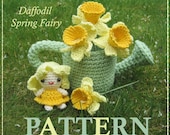Instant Download PDF Crochet Pattern Daffodil Spring Fairy - ENGLISH Instructions