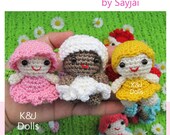 Instant Download PDF Crochet Pattern Sweet Fairy Dolls - ENGLISH Instructions