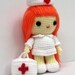 Instant Download PDF Crochet Pattern Nurse Jazzy - ENGLISH Instructions