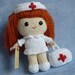 Instant Download PDF Crochet Pattern Nurse Jazzy - ENGLISH Instructions