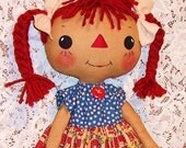 Cloth Doll Pattern, Rag Doll Pattern, PDF doll pattern, Sewing Pattern, ePattern