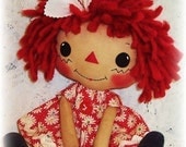 Cloth Doll Pattern, PDF Pattern, Rag Doll Pattern, Sewing Pattern, ePattern, Softie Pattern