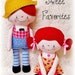 Doll PATTERN PDF, Instant Download Boy or Girl, Softie, Toy, Plush, Rag Doll, Cloth Doll Pattern, Digital Download