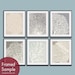 Underwater Sea Coral Collection (Series D) -Set of 6 - 11x14 Prints - Featured in Assorted Colors