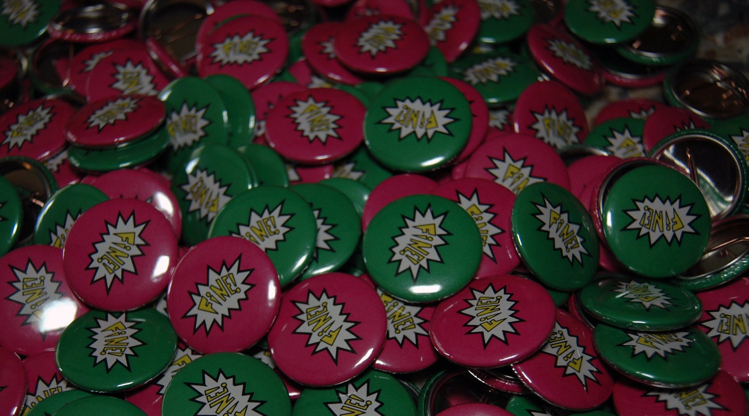 150 2.25 inch buttons