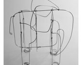 Elephant (Wire Sculpture)