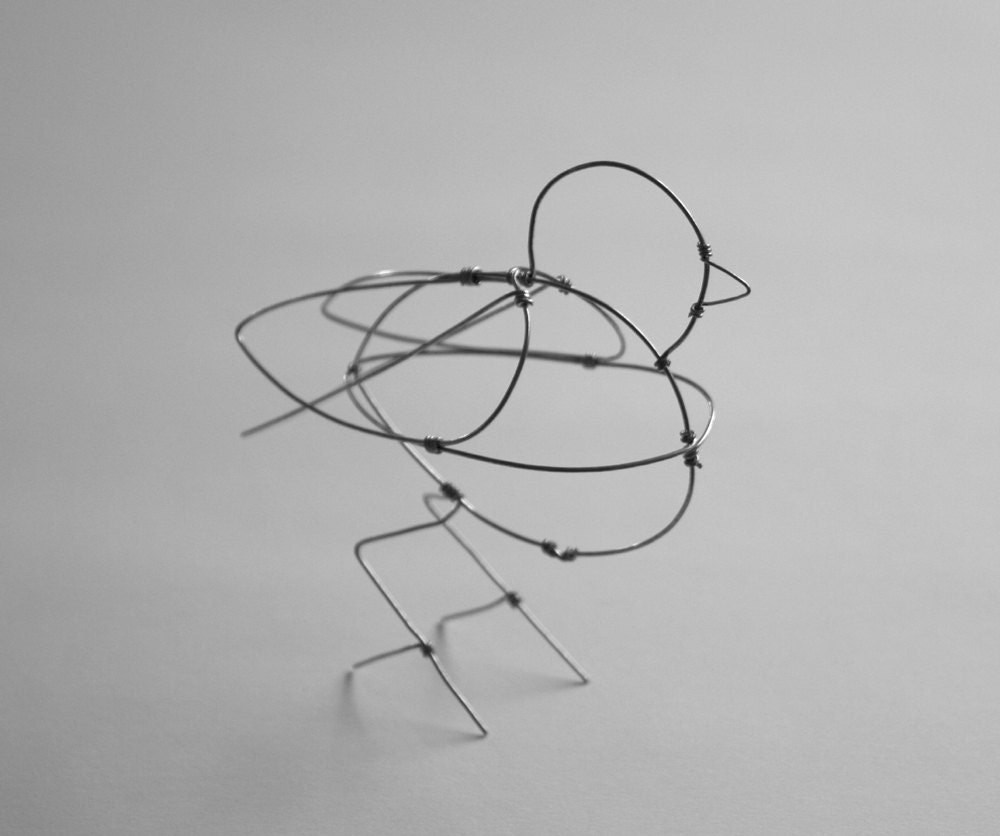 Bird Wire Sculpture