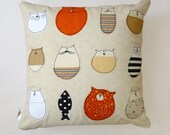 Cat Pillow : Stella And Friends Cushion