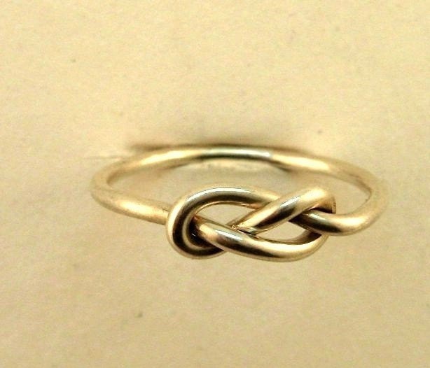 Infinity Ring Sterling Silver  Love Knot Ring Mother/Sister Ring Best Friends Promise 15 Dollars Esteverde