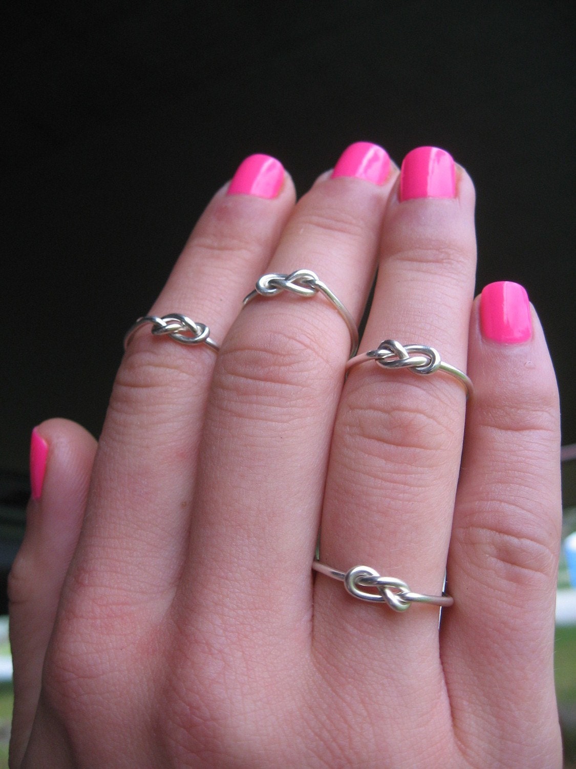 BRIDE MAID RINGS Best Friends 4 Rings Whole Lot of Love Extravaganza 45 Dollars