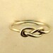 Infinity Ring Sterling Silver Love Knot Ring Mother/Sister Ring Best Friends Promise 15 Dollars Esteverde
