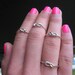 BRIDE MAID RINGS Best Friends 4 Rings Whole Lot of Love Extravaganza  45 Dollars