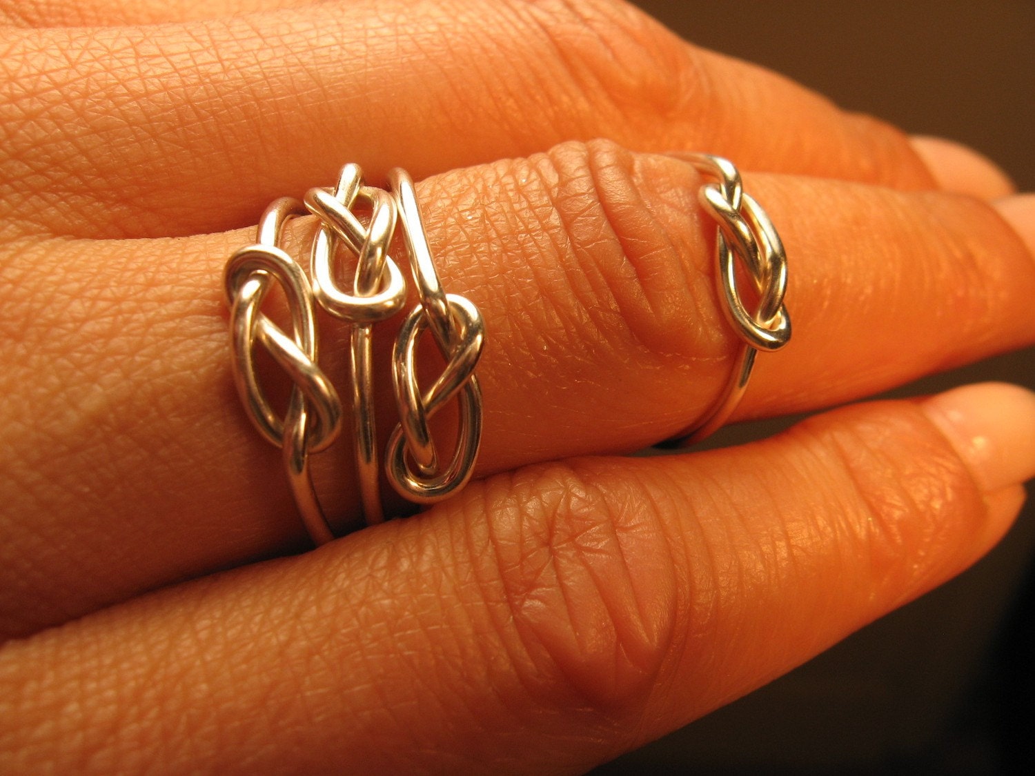 BRIDE MAID RINGS Best Friends 4 Rings Whole Lot of Love Extravaganza 45 Dollars