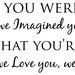 Before you were born we dreamed of you....Nursery Vinyl Wall Lettering Decal Sticker.1319
