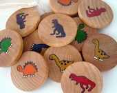 Educational Wooden Memory Game - Dinosaurs