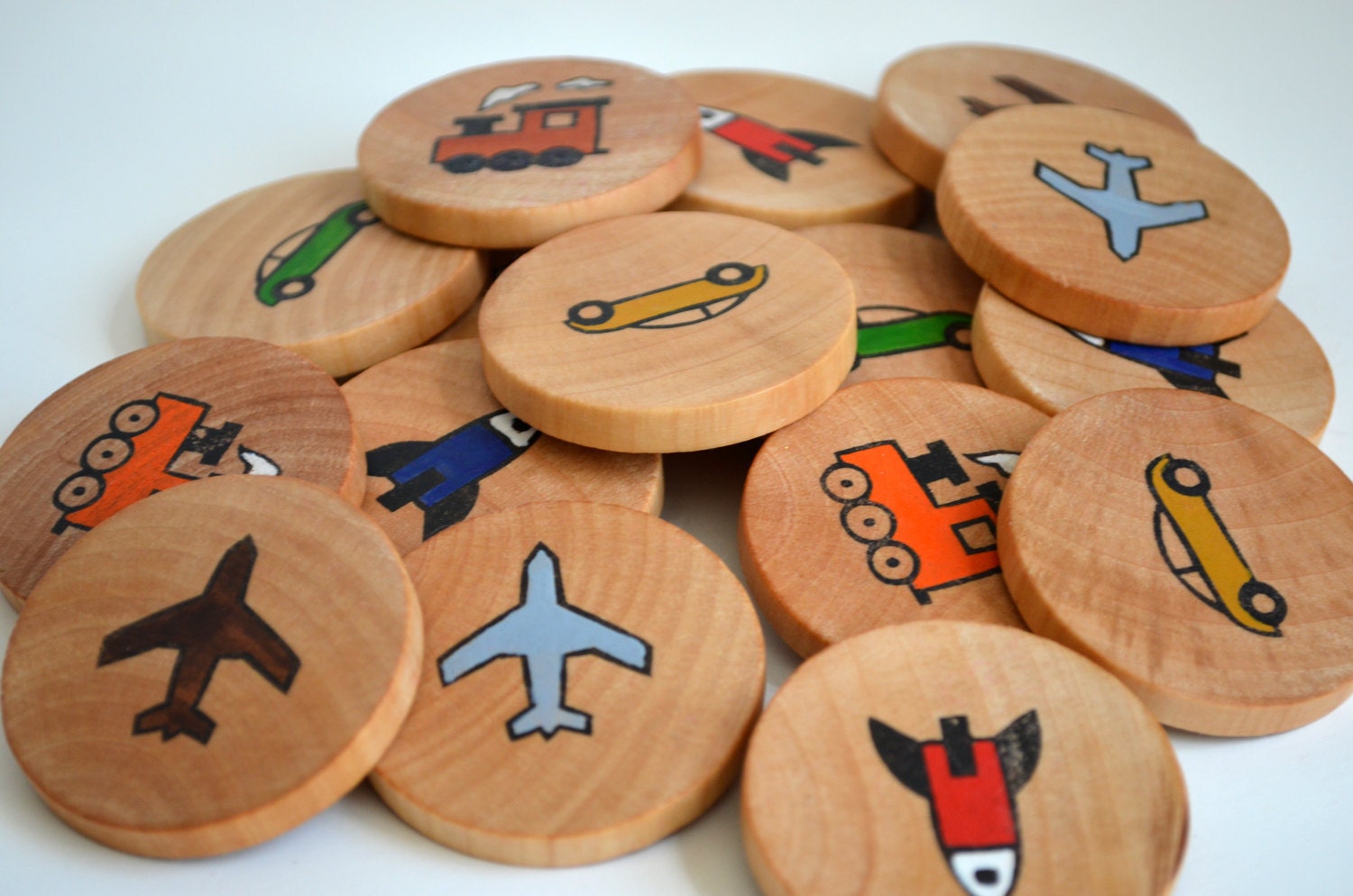 Wooden Memory Game - Vroom