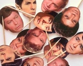 Star Trek Cupcake Toppers - Set of 12 Picks