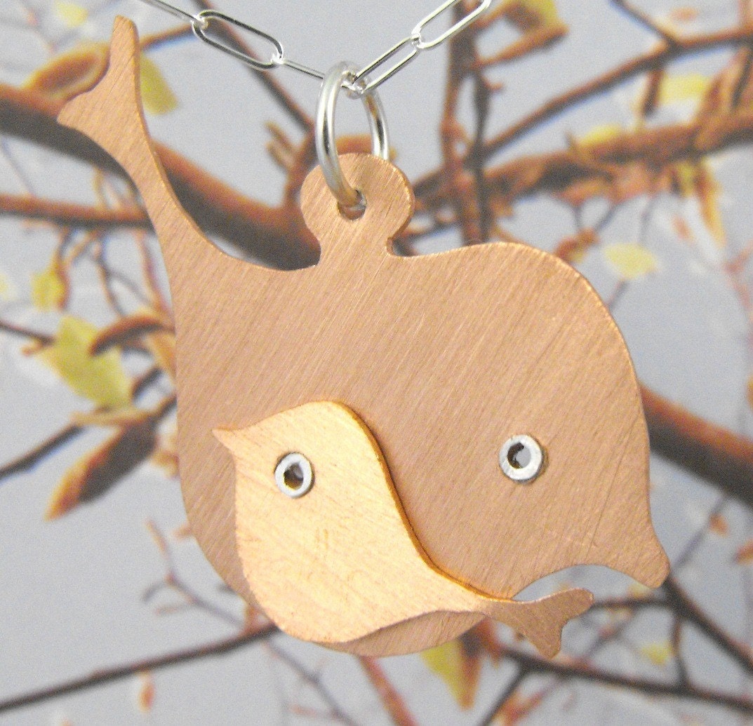 let me call you tweetheart pair of birds necklace
