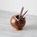 modern wood sphere
