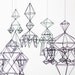 Himmeli no. 8 / Modern Hanging Mobile / Geometric Sculpture