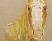 Denyer Designs Animal Portraits Ruth's Horse and Raffity Horse