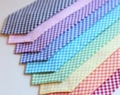 The Beau- gingham collection neckties for boys of all ages- choose your favorite