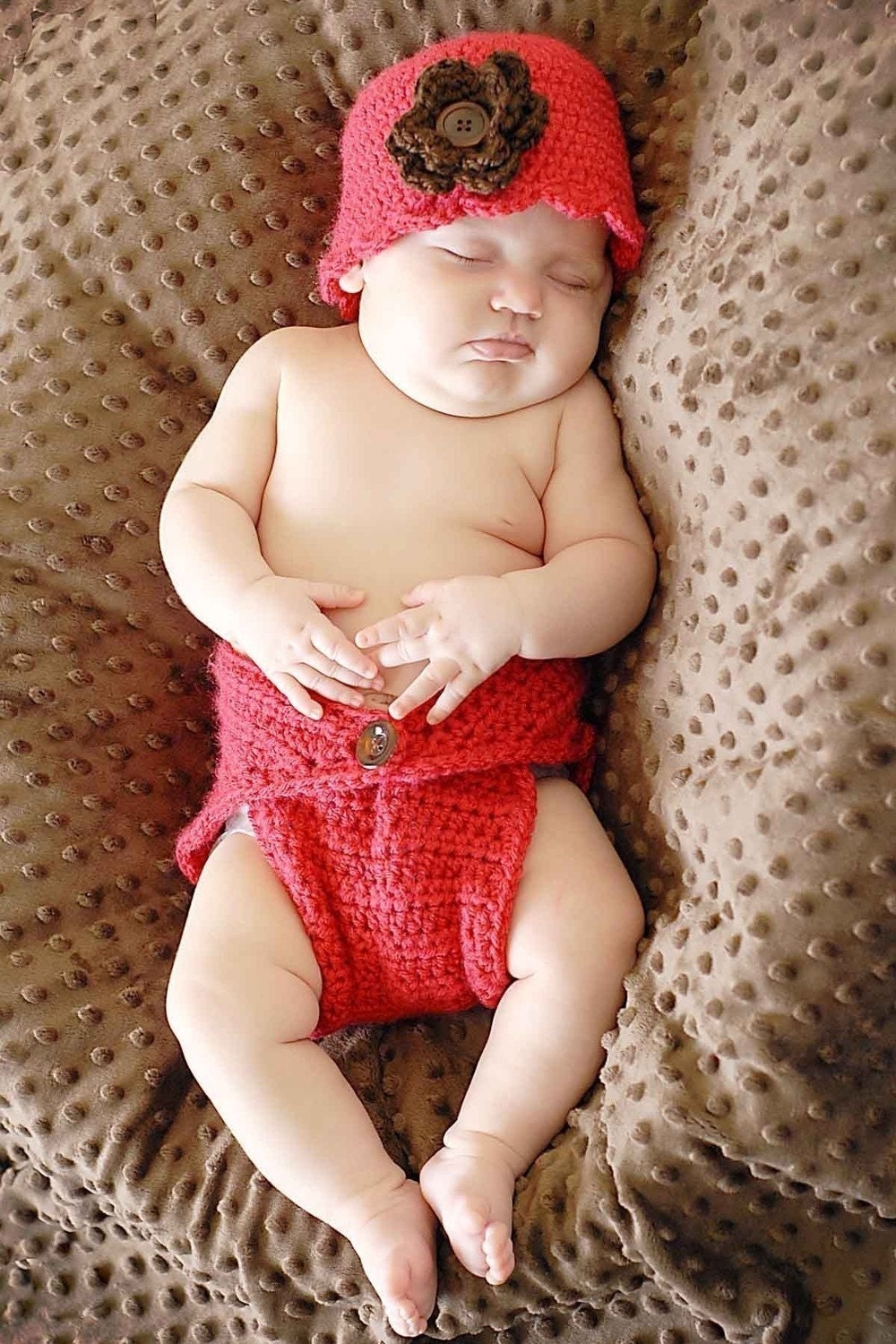 Pretty Shell Cap and Adorable Diaper Cover Crochet Pattern Set (Permission to sell all finished products)