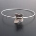 Cute Butterfly Bracelet, Butterfly Jewelry, Butterfly Charm Bracelet, Cute Bridesmaid Gift, Butterfly Wedding, Silver Butterfly Bangle