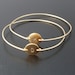 Personalized Gold Bracelet, Custom Initial Bracelet, Gold Jewelry, Personalized Hand Stamped Jewelry, 14k Gold Bangle, Hand Stamped Bracelet