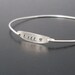 Personalized Name Bracelet, Hand Stamped Sterling Silver Jewelry, Handmade Sterling Silver Bracelet, Handstamped Jewelry, Mothers Bracelet