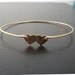 Double Heart Initial Bracelet, Two Hearts Couples Bracelet, Couples Jewelry, Husband, Wife Gift, Personalized Couples Gift, Romantic Jewelry