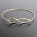 Infinity Bracelet, Gold Infinity Bangle Bracelet, Infinity Charm Bracelet, Eternity Bracelet, Gold Bracelet, Gold Jewelry, Infinity Jewelry