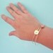My Sweet Baby Girl - Hand Stamped New Mommy Bracelet, Personalized New Mommy Gift, New Mother Jewelry, Baby Initial, New Mommy Jewelry