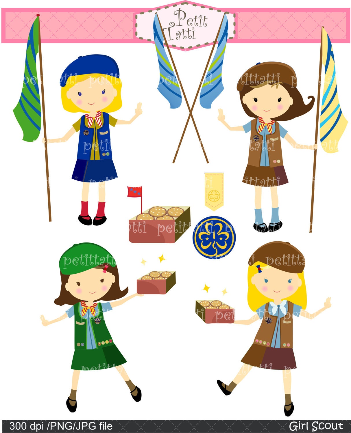 clip art of girl scouts - photo #25