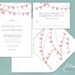 Banners / Bunting Wedding Invitation/ DIY PDF Printable