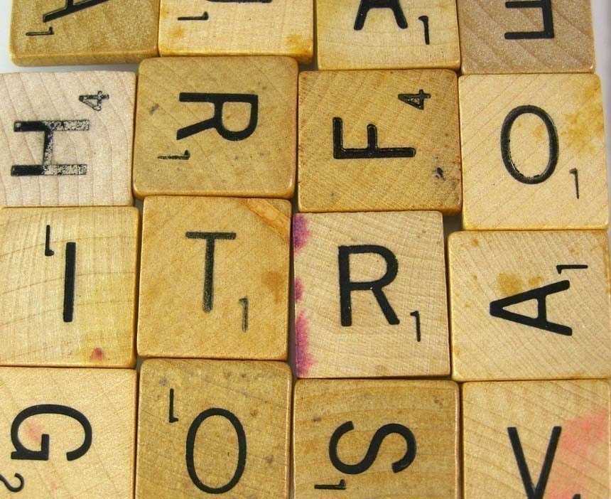 Ugly Scrabble Letters - but Cheap