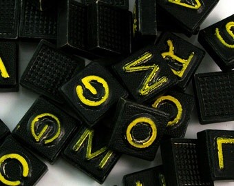 Small Vintage Game Letters - Bulk Lot