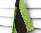 Organic Quilt with Jumping Horse Stitchings