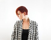 1980s checkered blazer