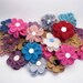Light Pink Flower Hair Clip, Photography Prop, Perfect for Babies and Adults